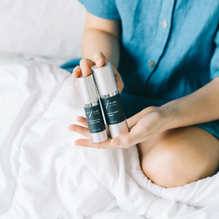 Age Defense for Luminous Eyes, Luminous Vitamin C Serum Photo - Woman