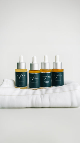 Blemish Oil, Hydrating C&E Oil, Regenerative Oil, Sensitive Oil Photo
