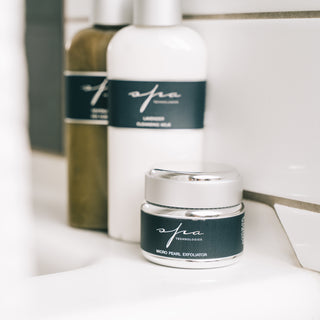 Micro Pearl Exfoliator, Revitalizing Sea Cleanse, Lavender Cleansing Milk Photo