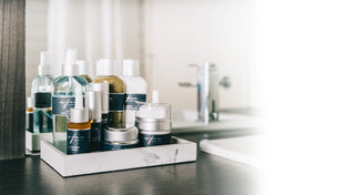 Spa Technologies products on bathroom counter