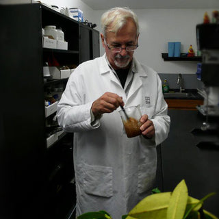 Dan Fryda in the lab from 2012