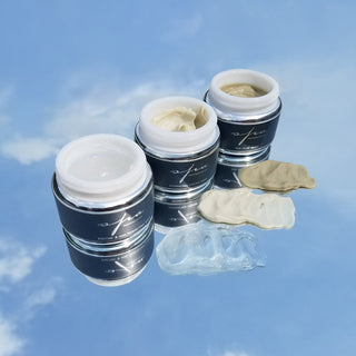 Enzyme & AHA Perfecting Mask, Hydrating Cream Mask, Sea Clay Mask Photo - Sky