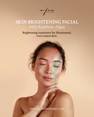 Skin Brightening Facial with Rainbow Algae - Small Poster