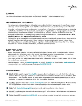 Skin Brightening Facial with Rainbow Algae - Protocol Book